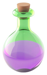PNG Cute poison bottle glass jar smoke pipe.