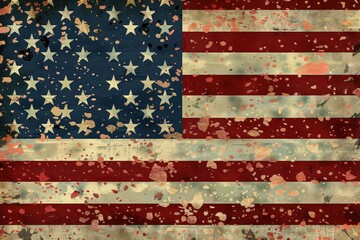 Fototapeta premium USA Flag