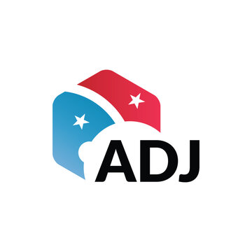 ADJ letter logo design on white background. Creative  modern ADJ letter logo design. Vector design.