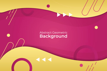 Abstract Background Dynamic Gradient Wavy and Geometric Shapes 1