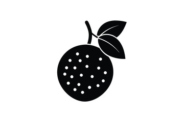 Fruit silhouette vector style