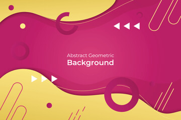 Abstract Background Dynamic Gradient Wavy and Geometric Shapes 3