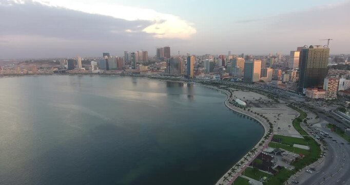 view of the city of Luanda Angola Africa