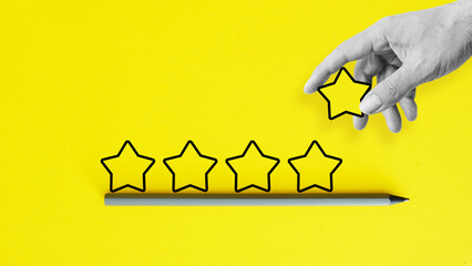Online reputation management ORM as Customer Experience Concept and Rating for a satisfaction...