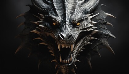 black dragon head © Dan Marsh