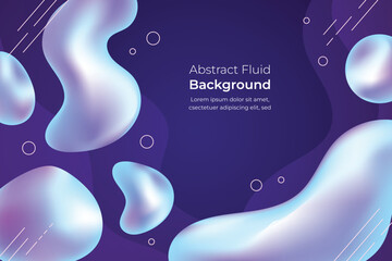 Modern and Futuristic Fluid Abstract Background 2