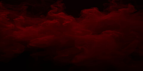 Red and black smoke abstract background. Abstraction for design concept of smoking. Dark Red horror scary background. grunge horror texture concrete.