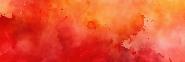 Abstract Watercolor Background in Warm Tones