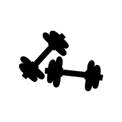 Gym Simple Dumble Illustration Clip Art Vector Icon