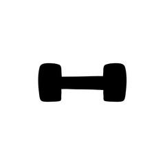 Gym Simple Dumble Illustration Clip Art Vector Icon