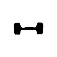 Gym Simple Dumble Illustration Clip Art Vector Icon