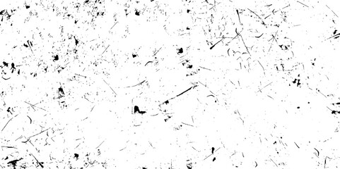 Abstract Grunge Scratches Background Vector, Black and White Texture. Simply Place illustration over any Object to grungy Effect