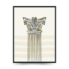 Hand draw la dolce vita vintage doodles collection. Illustrations for invitations, menus and parties. La dolce vita italian style. summer holidays in the village of Provence.