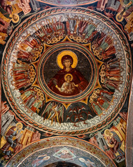 Horezu Monastery, a world heritage site in Romania
