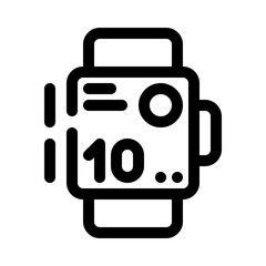 wearable line icon