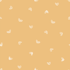 Seamless love pattern idea for fabric tablecloth pattern wrapping gift paper yellow love pattern. heart pattern