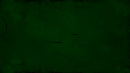  Abstract Illustration watercolor painted background vector. Abstract dark green and black painted texture.