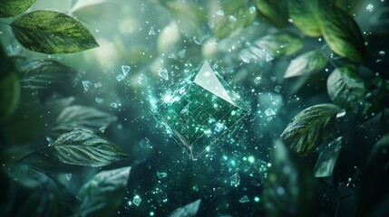 Digital Cube in Nature