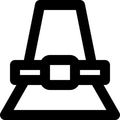 hat black outline icon
