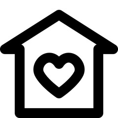 home black outline icon