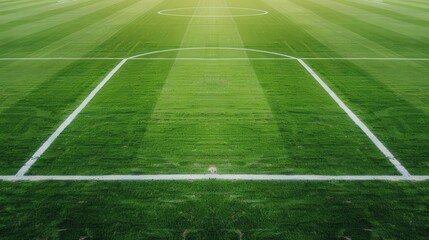 Blank banner on a vibrant sports field, inviting space for event advertising, ideal for showcasing upcoming competitions or community sports events.