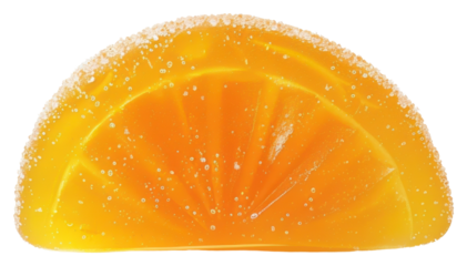 PNG Sugary citrus jelly candy slice