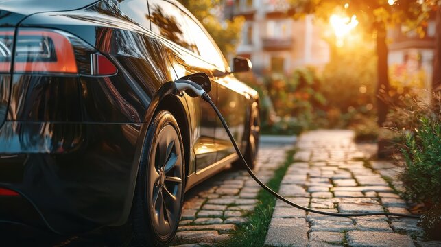 electric car loading