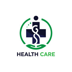 Health care logo design , Minimalist logo design for a healthcare center,  healthcare consulting agency, medical care, home care, telemedicine logo