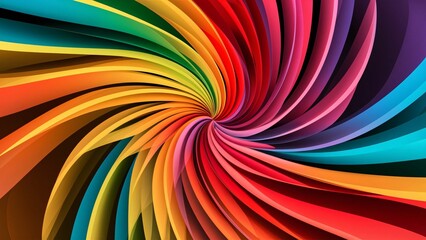 Fototapeta premium Colorful spiral paper background