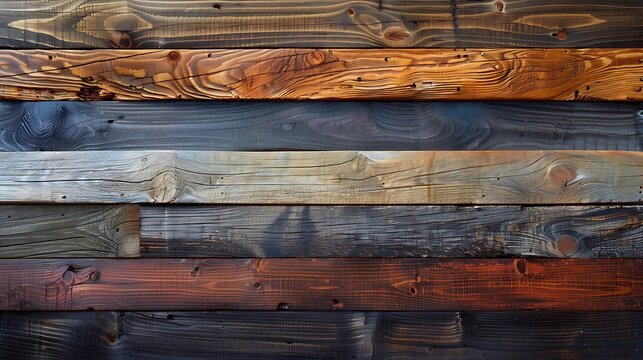 Different grains arranged in parallel lines on a rustic wooden table, captured in the warm, natural light of sunset, highlighting the textures and natural colors. Photorealistic, high-definition,
