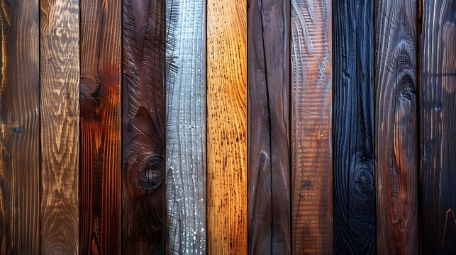 Different grains arranged in parallel lines on a rustic wooden table, captured in the warm, natural light of sunset, highlighting the textures and natural colors. Photorealistic, high-definition,