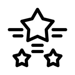 star rating line icon
