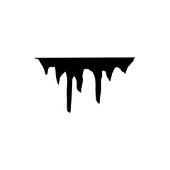 stalactites, growths and mineral formations. vector