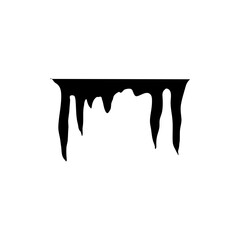 stalactites, growths and mineral formations. vector