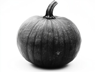 Stylish Spooky Halloween Pumpkin with Checkered Background