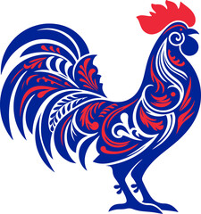 Fototapeta premium France - Rooster, modern