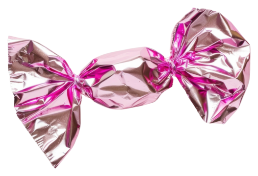 PNG Shiny pink wrapped candy