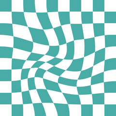 Groovy checkered seamless pattern