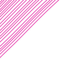 Wave Lines Corner Decoration, Abstract Wavy Line Element, Vector Illustration