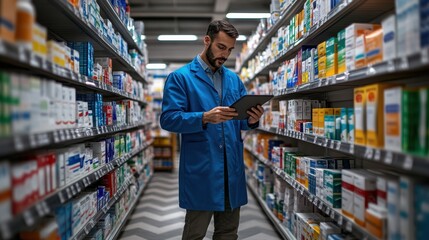 The Pharmacist with Tablet