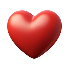 Red 3D Heart Emoji Icon