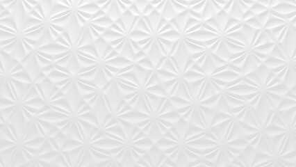 Clean White Geometric Background with Textured Pattern (3D Illustration)