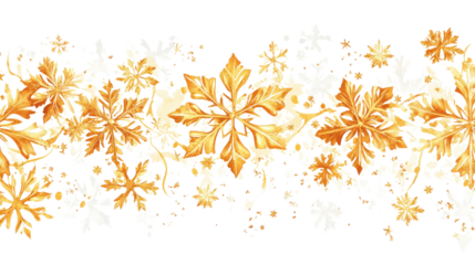 snowflakes transparent background