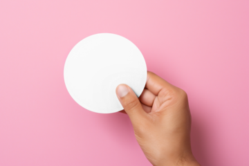 Badge sticker png transparent mockup