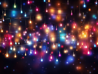 Obraz premium Fantastic Colorful lights background