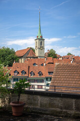 La ville de Berne, au bord de l'Aar