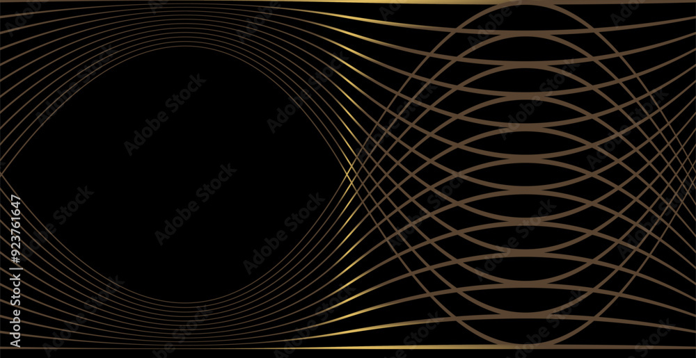 Aufkleber the background design is in the form of repeating curved lines with gradient gold-brown colors that 