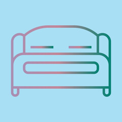 Luxury Bedding icon Design