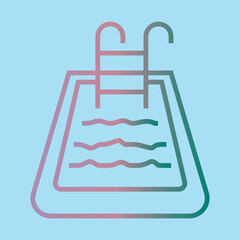 Poolside icon Design