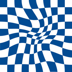 Groovy Checkered Seamless Pattern